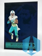 2021 Panini Illusions Trophy Collection Sapphire Myles Gaskin #56 Dolphins